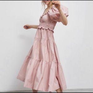 En Saison Brielle Ruffle MIDI Dress